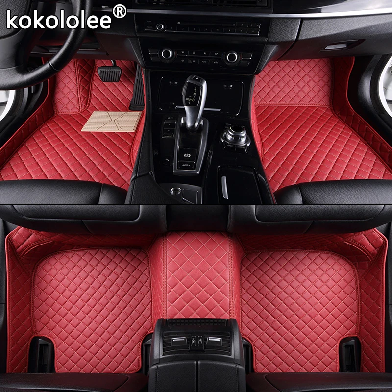 Пользовательские автомобильные коврики для hyundai santa fe getz tucson ix25 ix35 creta elantra kona i30 кожа все модели автомобильные коврики аксессуары