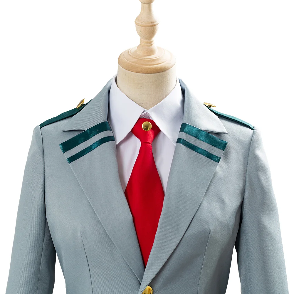 Костюм для косплея из очако урарака Boku no My Hero моя академия костюм Asui Tsuyu школьная