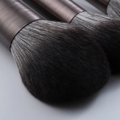 

2021 New Arrivals beautiful tools 8pcs long aluminum tube makeup brush cosmetic coffee makeup brushes set