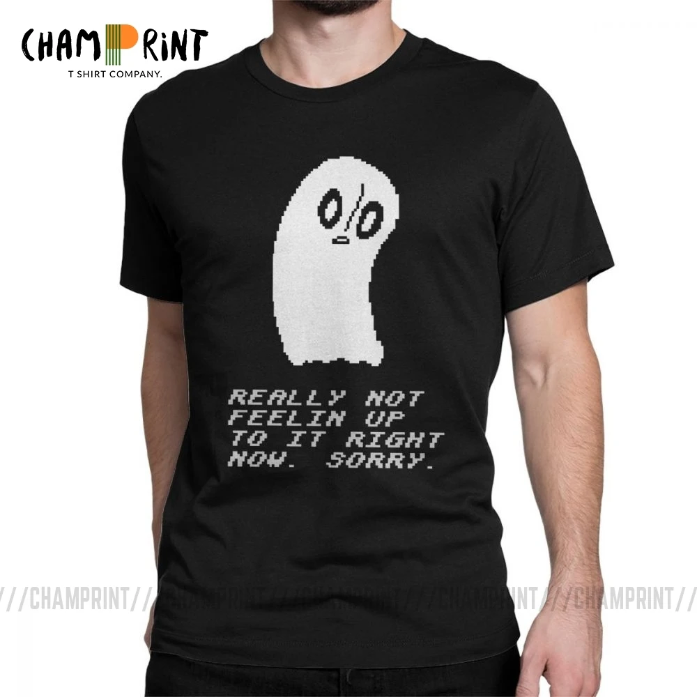 Винтажная Футболка Undertale для мужчин без рисунка И Папируса Mettaton Flowey одежда с