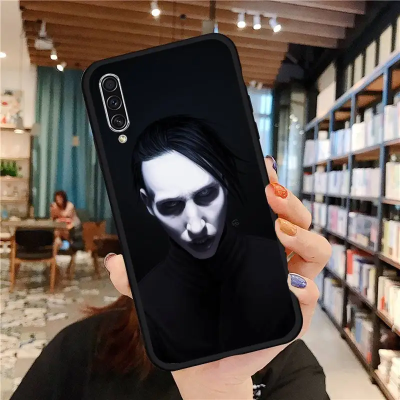 

Marilyn Manson Phone Case For Samsung galaxy S 21 20 10 8 A 50 21s 51 71 70 40 20 20e note 10 plus Ultra 5g fe