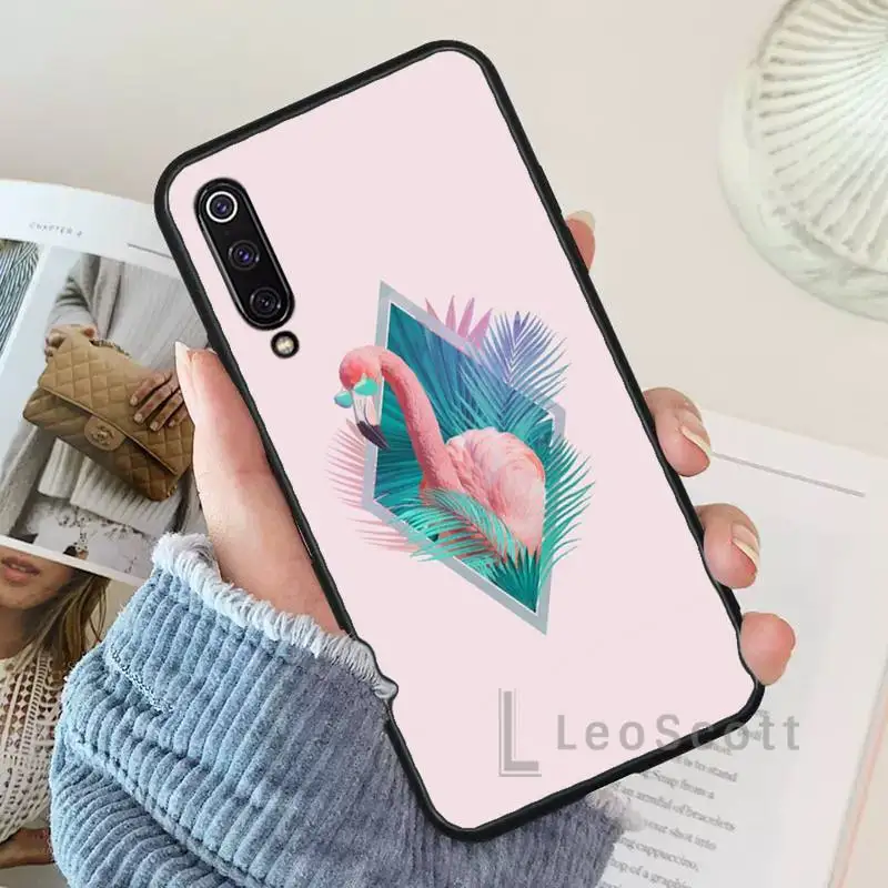 

Flamingo pink love cute Phone Case For Xiaomi Redmi 7 9t 9se k20 mi8 max3 lite 9 note 8 9s 10 pro