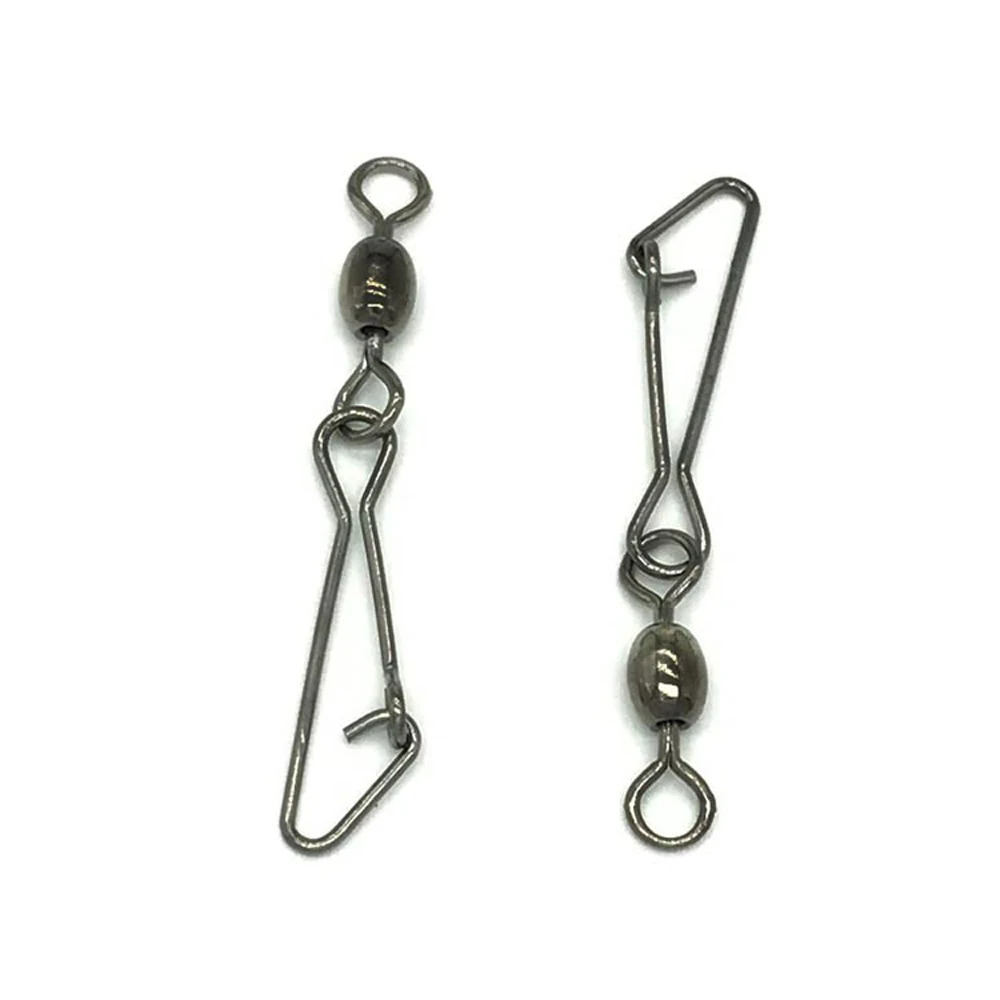 10 шт./лот соединительные цилиндрические Вертлюги звеньевые рыболовные