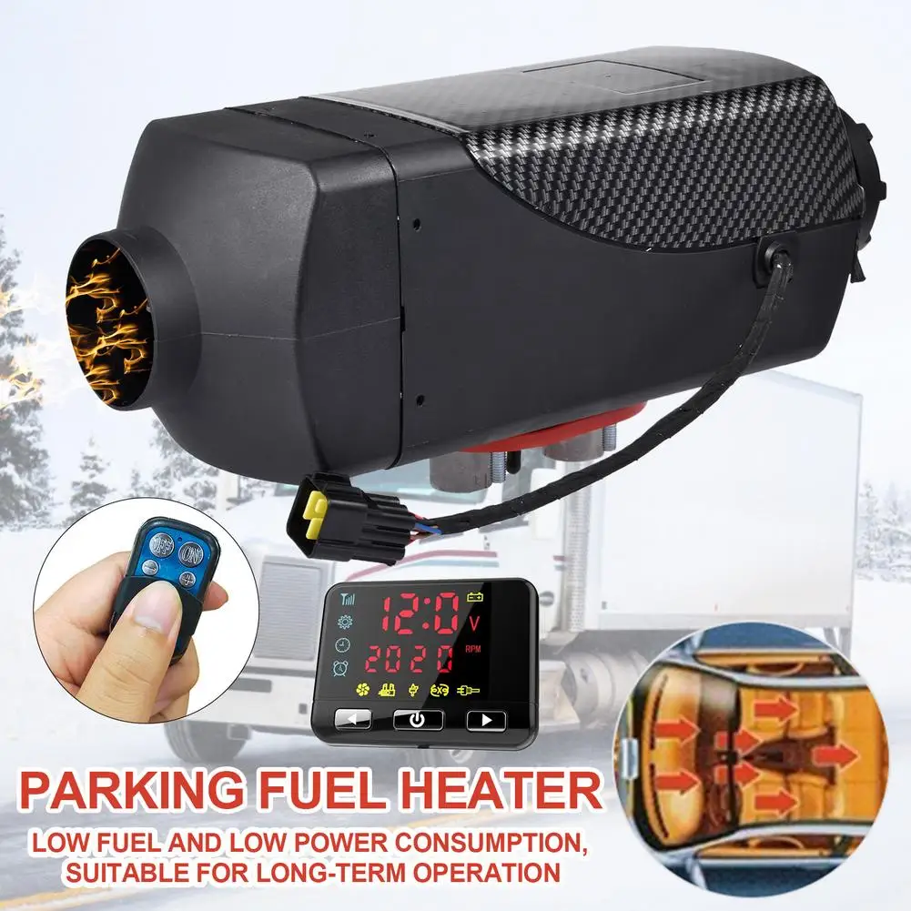

12V 2KW Car Diesels Air Parking Heater Low Noise For Trucks Motor-Homes Boats Bus +LCD Key Switch+Remote+Silencer