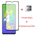 Закаленное стекло для Samsung Galaxy M42 5G, M62, M32, M12, M02, M02s, 2 шт.