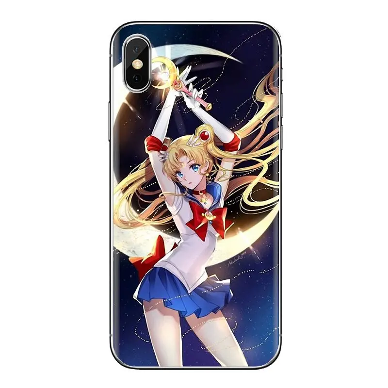 Silicone Phone Cover Bag For Xiaomi Redmi 4 3 3S Pro Mi3 Mi4 Mi4i Mi4C Mi5 Mi5S Mi Max Note 2 Soldier Sailor Moon Cute anime |