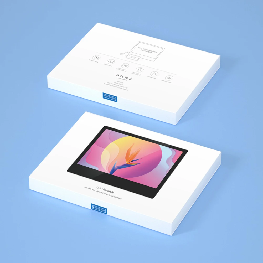 Ультратонкий портативный монитор 13 3 дюйма USB Type-C HDMI-совместимый игровой 1080P HD для