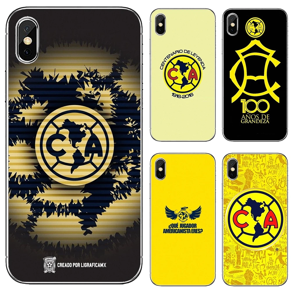 Силиконовый чехол для телефона Huawei Mate 20 30 40 7 8 9 10 Lite Pro P Smart 2018 2019 Plus G7 G8 Club-America-Logo |
