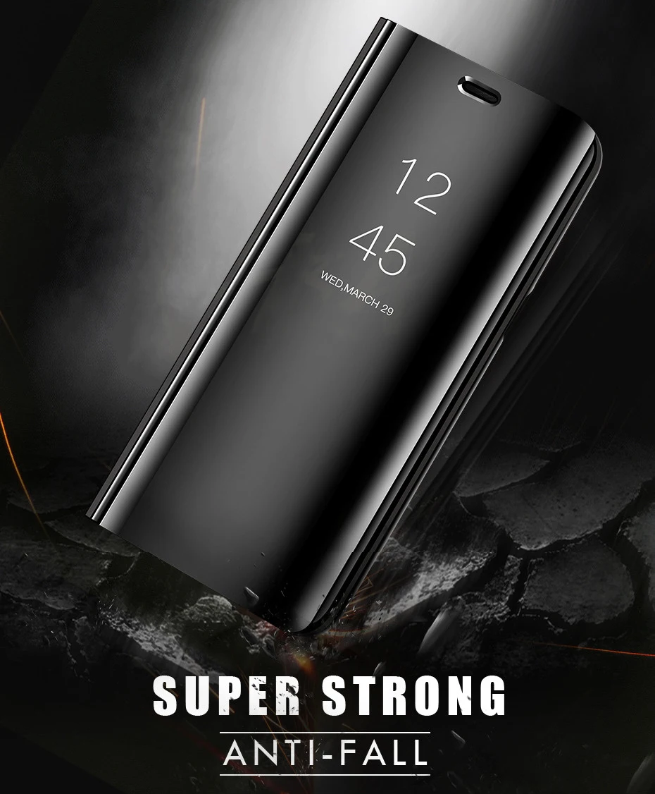 Auroras для vivo Y93 Lite чехол подставка держатель флип зеркало вид для vivo y93 lite противоударный vivo чехол