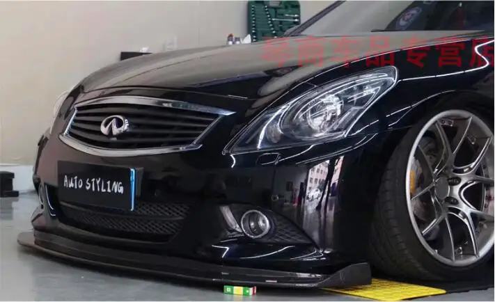 Углеродного волокна автомобиль передний диффузор губа на задний бампер чехол