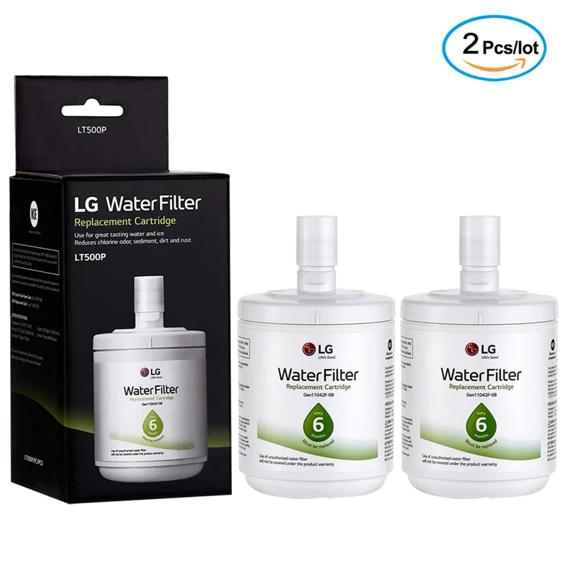 Вертикальный фильтр для воды LG LT500P емкостью 500 галлонов, 2 шт. в упаковке