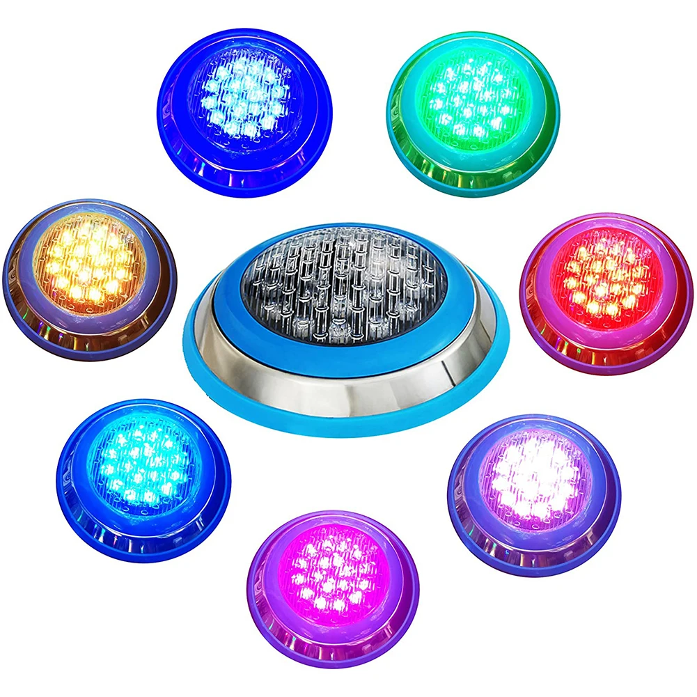 

IP68Waterproof RGB Remote Control Light Colorful Submersible LED Underwater Light For Fish Tank Pond Swimming Pool Wedding Party