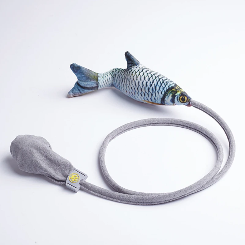 

Simulation Pet Soft Plush 3D Fish Shape Cat Toys Interactive Gifts Fish Catnip Toys Stuffed Pillow Doll Fish Playing Toy For Pet