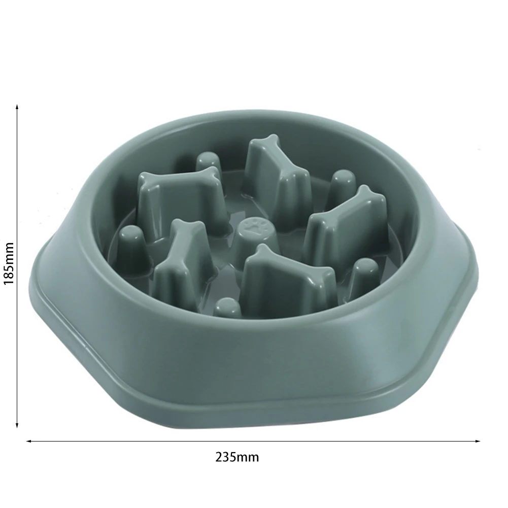 Миска для медленного питания домашних животных Противоударная чаша мелких собак