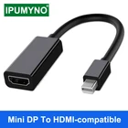 Mini Display port to HDMI-совместимый 1080P 4k кабельный проектор TV Projetor DP display port 1,4 для Macbook air pro Mac коннектор