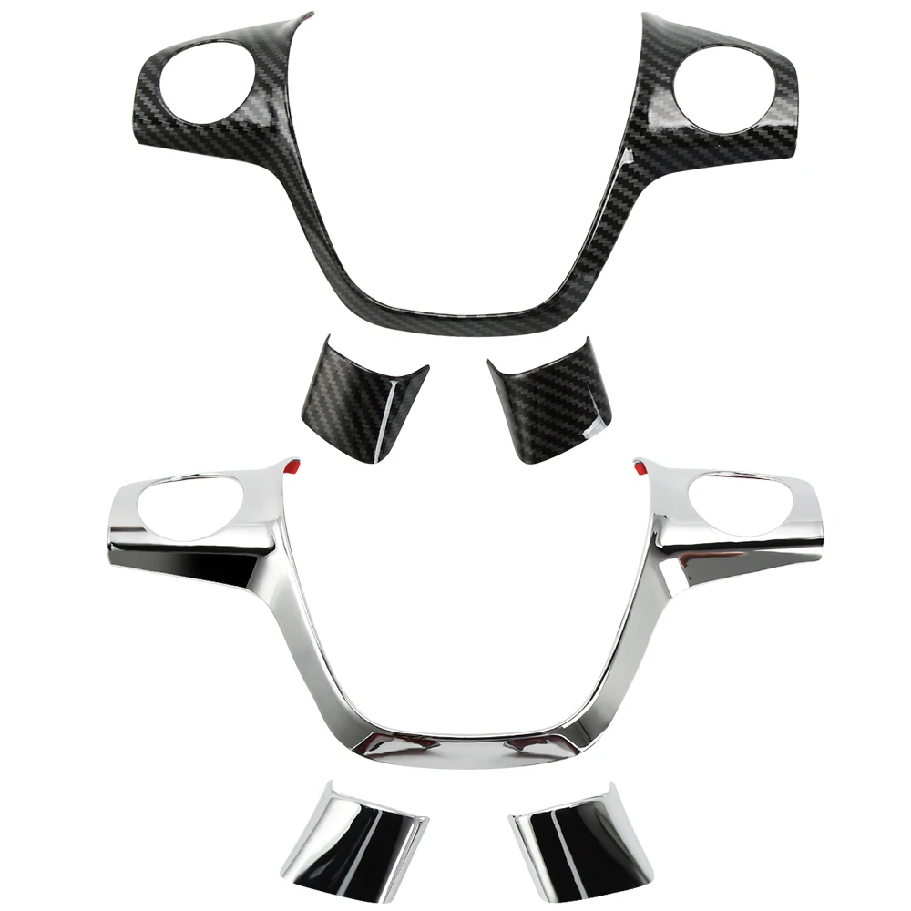 Чехол на руль из хромированного АБС пластика отделка блестками наклейка для Ford