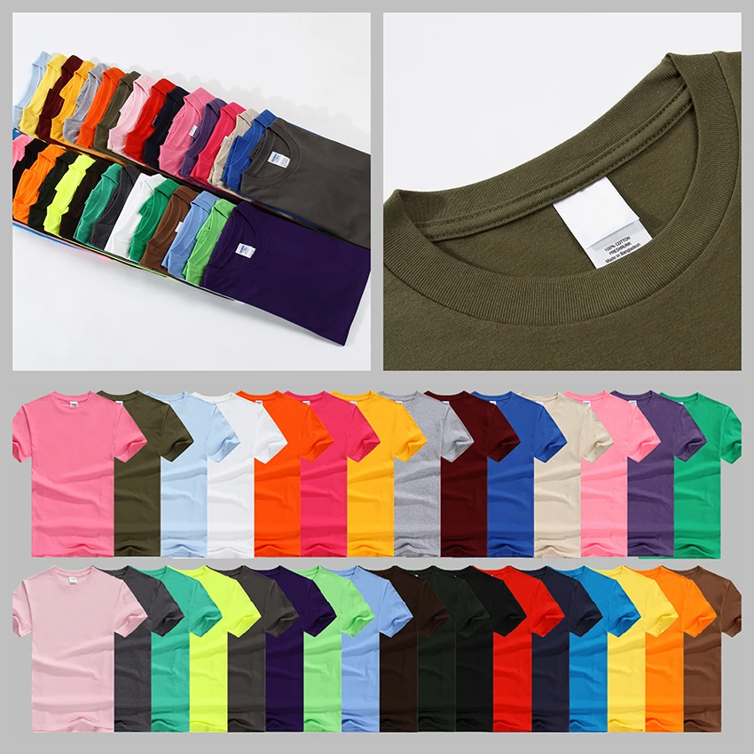 Мужская и женская футболка с коротким рукавом индивидуальная хлопковая Футболка