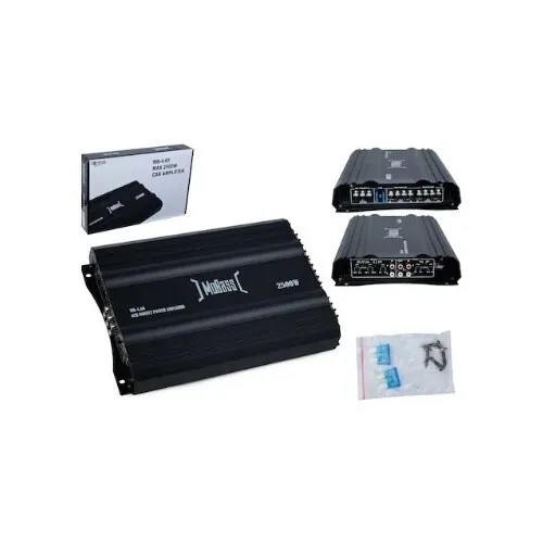 Mobass Mb-4.60 2500 Вт Rms = 4*90 4-канальный автомобильный усилитель |