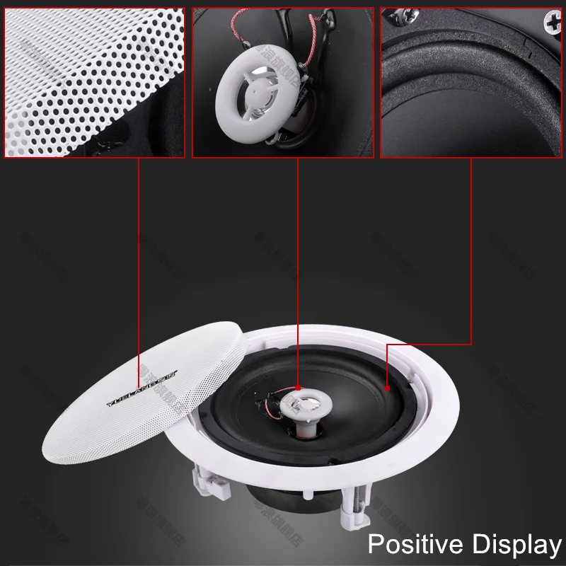 Коаксиальный потолочный динамик с фиксированным давлением|Встраиваемые АС| |