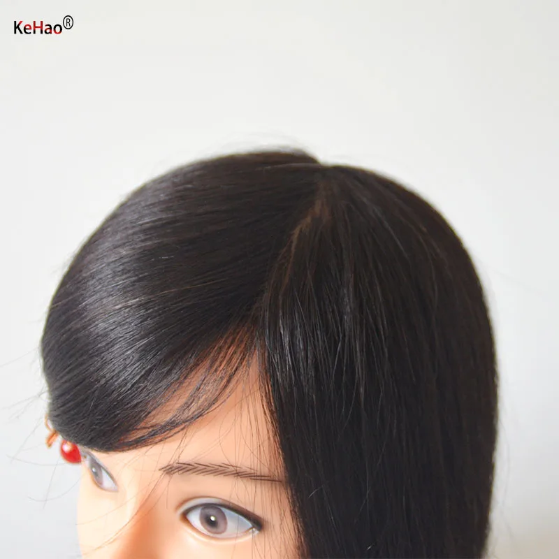 Голова манекена с 100% человеческим Hai для обучающихся парикмахеров тренировка