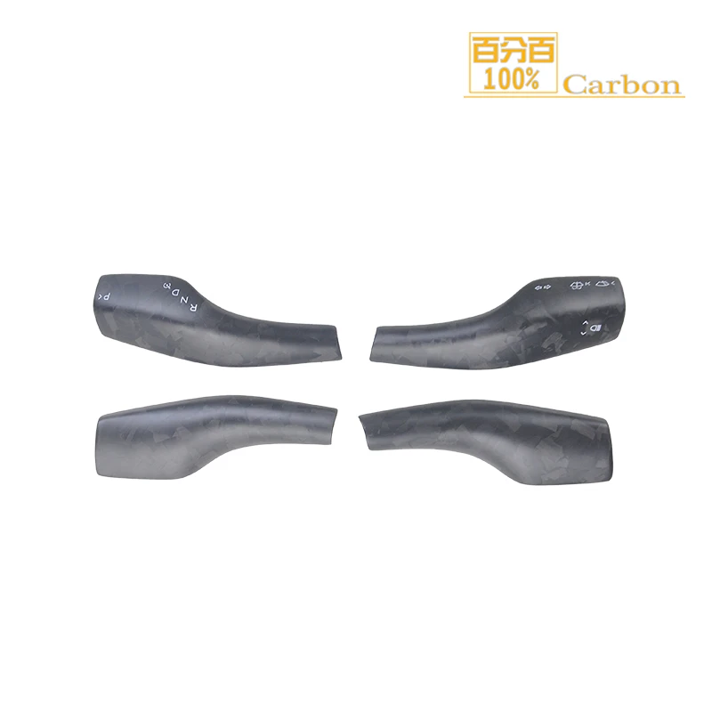 

Shift Lever Protective Cover Real Dry Carbon Column shift protective cover for Tesla Model 3 interior accessories