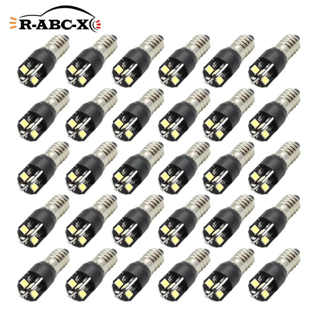 

RUIANDSION Wholesale 30PCS E10 Screw Thread 6V 3030SMD 150Lm 6000K Bike Engine Light Lantern Torch Lamp 4D Flashlight Replacment