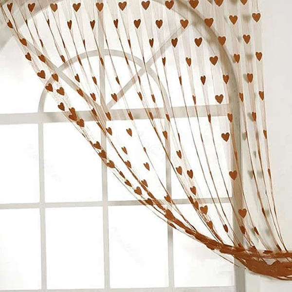 Лидер продаж дверные занавески s Милая веревка с сердечками и узором занавеска