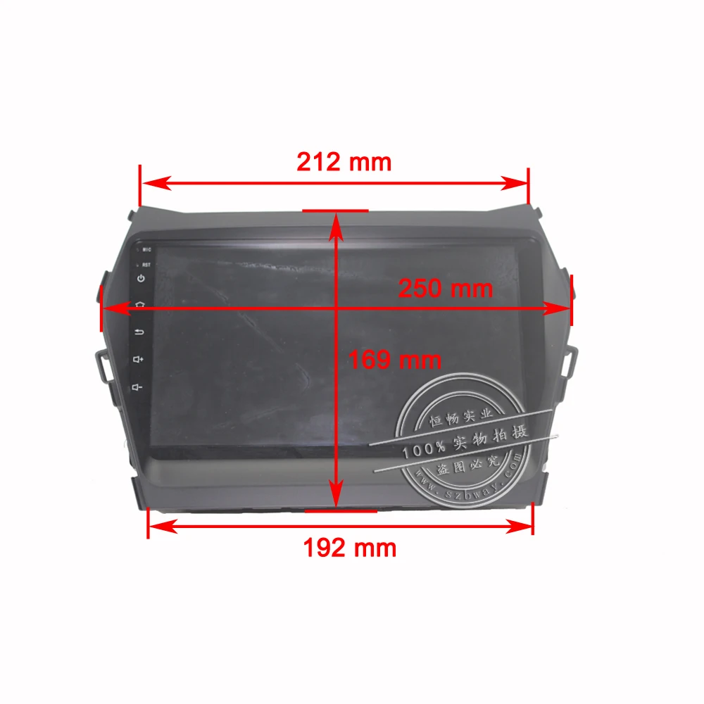 Автомагнитола HANG XIAN 2 din для Hyundai IX45 SANTA FE 2013 автомобильный dvd плеер с GPS навигацией
