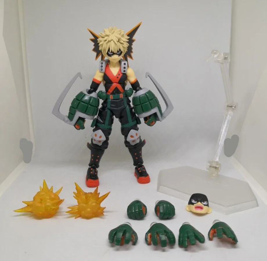 

14cm Anime My Hero Academia Bakugou Katsuki Figure Figma 443 Bakugou Katsuki PVC Action Figure Toys Model Collection Toy Gift