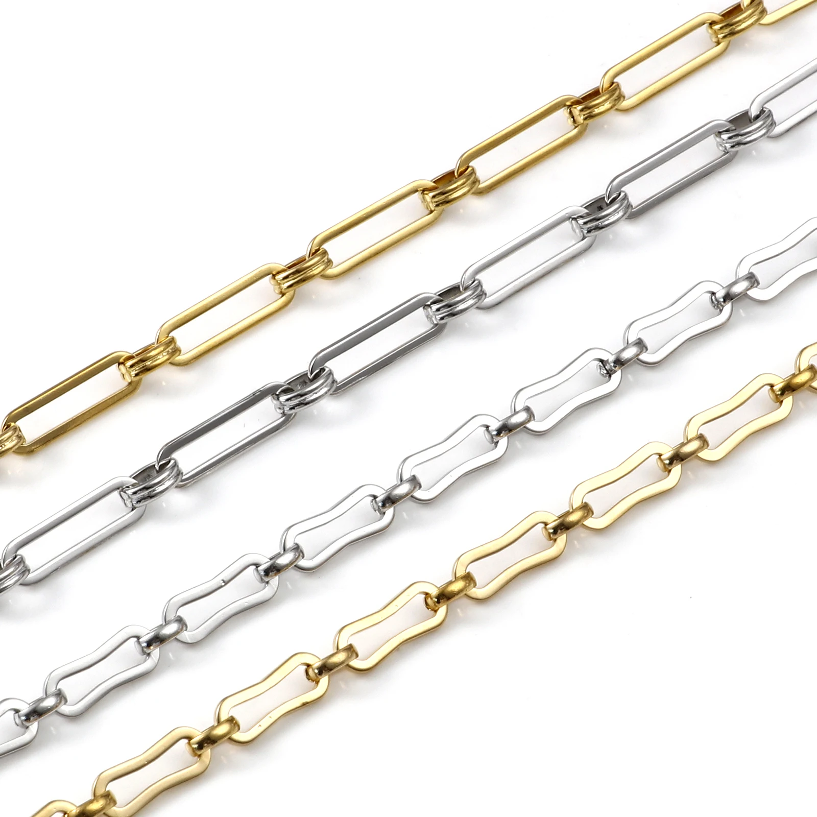 

Stainless Steel Irregular Necklace Punk Hip Hop Necklace On The Neck Friends Gifts Cuban Chain Fashion Jewelry Accessories