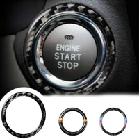 1pcs car engine start stop button decoration ring trim for bmw 135 series e87 e90 e60 320 car accessories