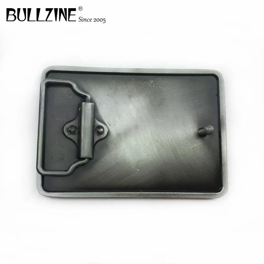 Bullzine Оптовая Продажа цинковый сплав головы зебры пряжка для ремня в западном