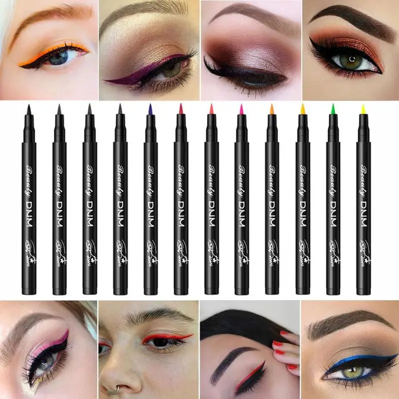 1 шт. профессиональная черная жидкая подводка для глаз водостойкая длительного