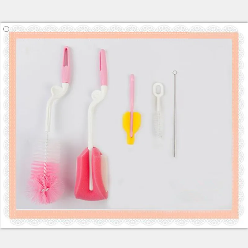 5 шт./компл. губка пластиковая стеклянная молочная вода бутылочка для