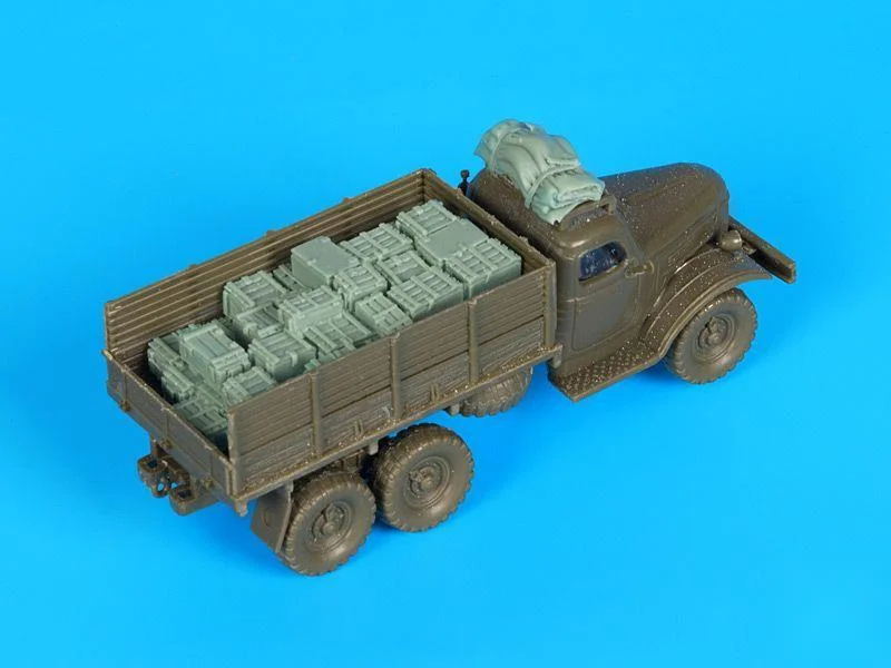 Модель советского военного автомобиля масштаб 1:72 литье под давлением смола