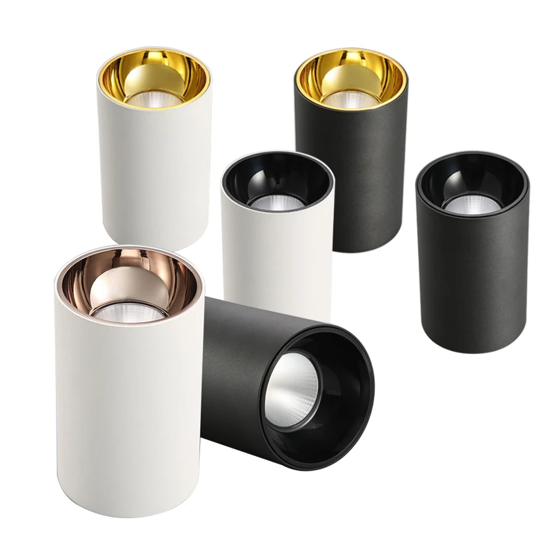 Диммируемый Светодиодный точечный светильник с COB поверхностным креплением 5