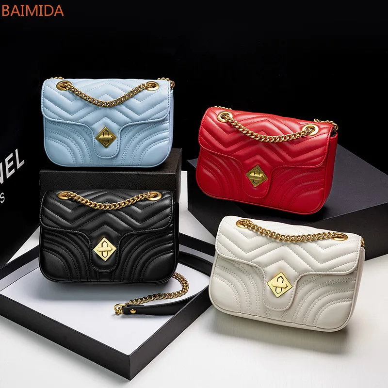 

BAIMIDA top handle bags sac de luxe femme bolsos torebka damska bolsa portable crossbody bags shoulder bag luxe schoudertassen