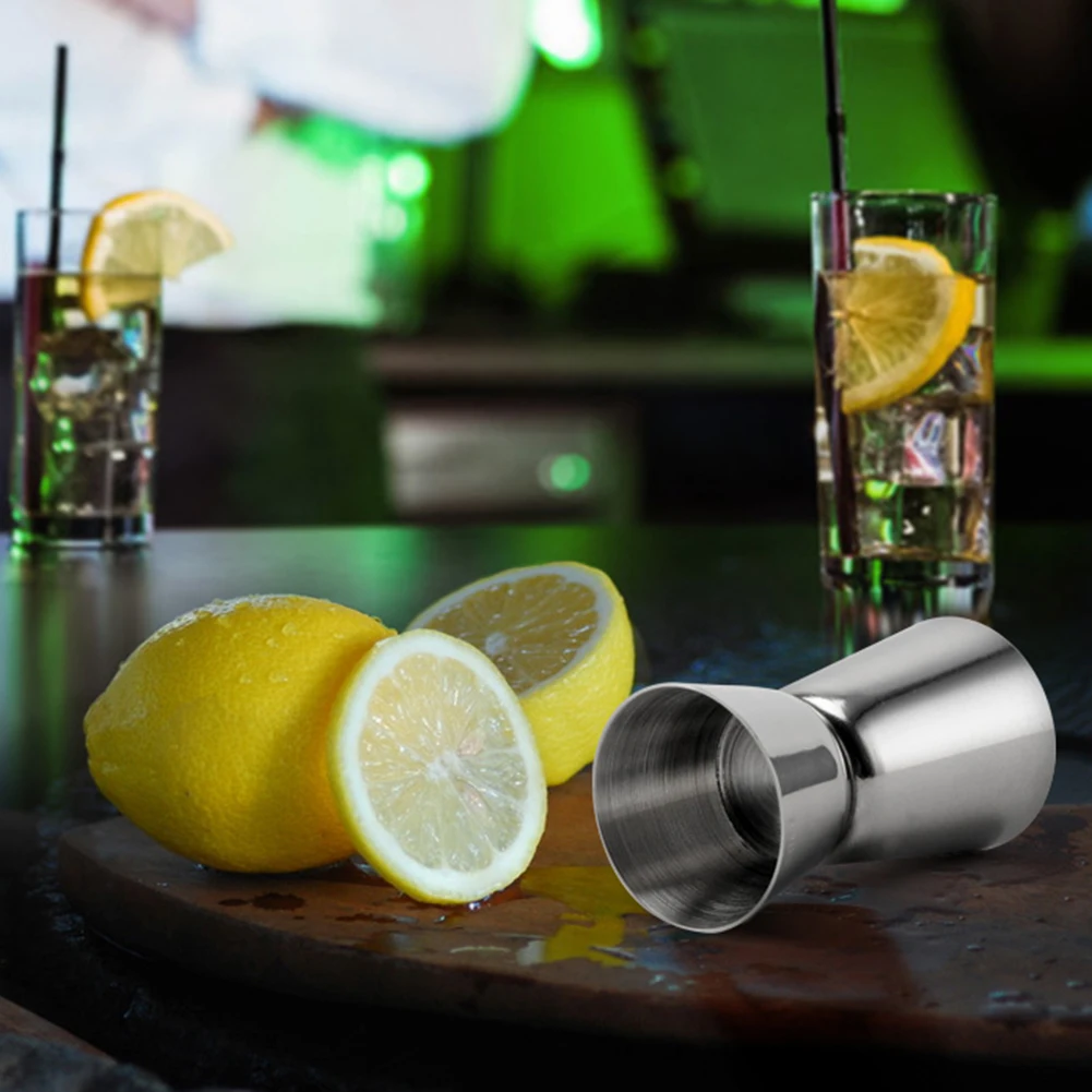 

20/40mL Wine Cup Case Mini Pocket Flask Alcohol Cup Bar Stainless Steel Measuring Cup Cocktail Drink Liquid Mixed Jigger
