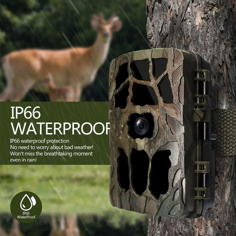 Новая 4K 20MP наружная охотничья тропа PK 801A инфракрасная Full HD 0 2 s ТРИГГЕРНАЯ
