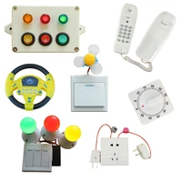 kids busy board diy toys montessori material educational sensory activity board accessories fine motor skill switch plug socket