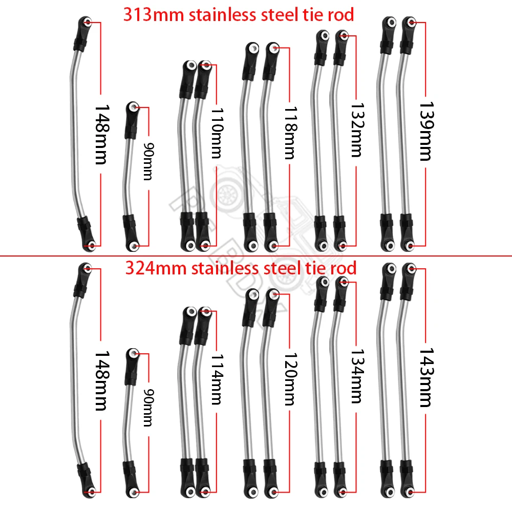 10 шт./лот звеньевой стержень из нержавеющей стали несобранный комплект колесная