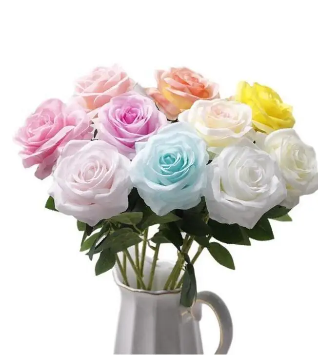 

Моделирование одиночная Роза цветок подруги роза Подарочная коробка шелковой ткани съемки посвященной дню Святого Валентина розовое свад...