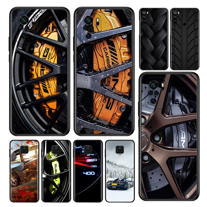 

Silicone Cover Sports Car Tires For Xiaomi Redmi Note 10 10S 9 9S Pro Max 9T 8T 8 7 6 5 Pro 5A 4X 4 Phone Case