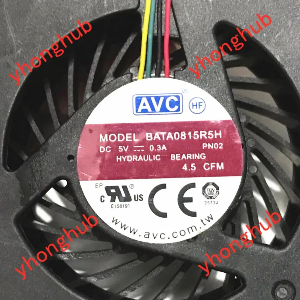 AVC BATA0815R5H PN02 DC 5V 0.30A вентилятор для сервера ноутбука 4 провода | Компьютеры и офис