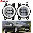 Противотуманные фары Автомобильные светодиодные противотуманные фары ДХО для Peugeot 107 207 307 3008 407 607 301 308 408 2008 4007