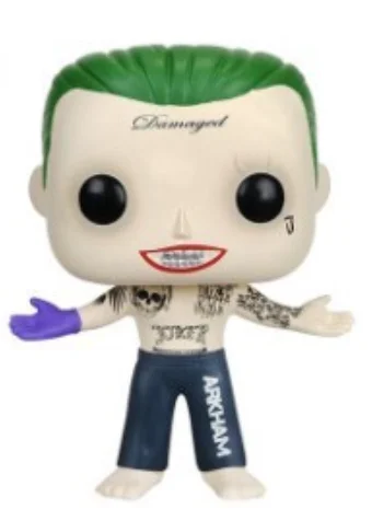 96 no box FUNKO POP отряд самоубийц Харли Квинн Джокер Дэдшот Виниловая фигурка Коллекционная модель игрушки для детей подарок на Хэллоуин - Цвет: 96 no box