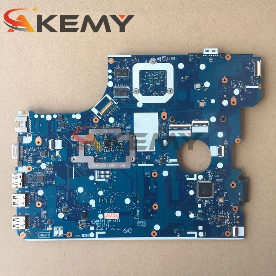 

Akemy BE565 NM-A631 laptop motherboard For lenovo ThinkPad E565 A8-8600P CPU Radeon R6 M335DX Main board DDR3 Full tested
