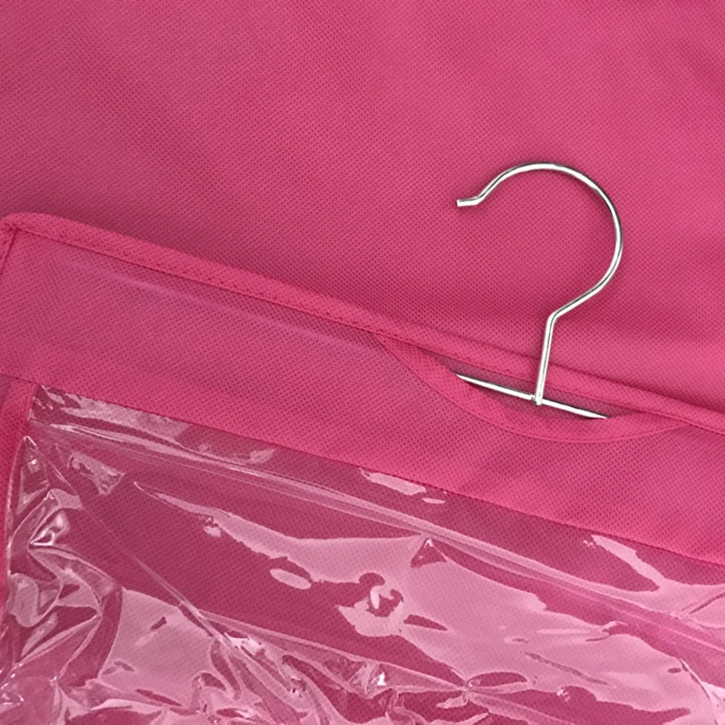 

6 Pocket Hanging Bag Organizer Wardrobe Transparent Storage Bag for Handbag Closet Shoes Organizer Door Wall Clear Sundry Pouch