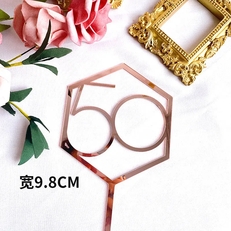 Новинка алмазные украшения для торта на день рождения 18 21 30 акриловые розовые