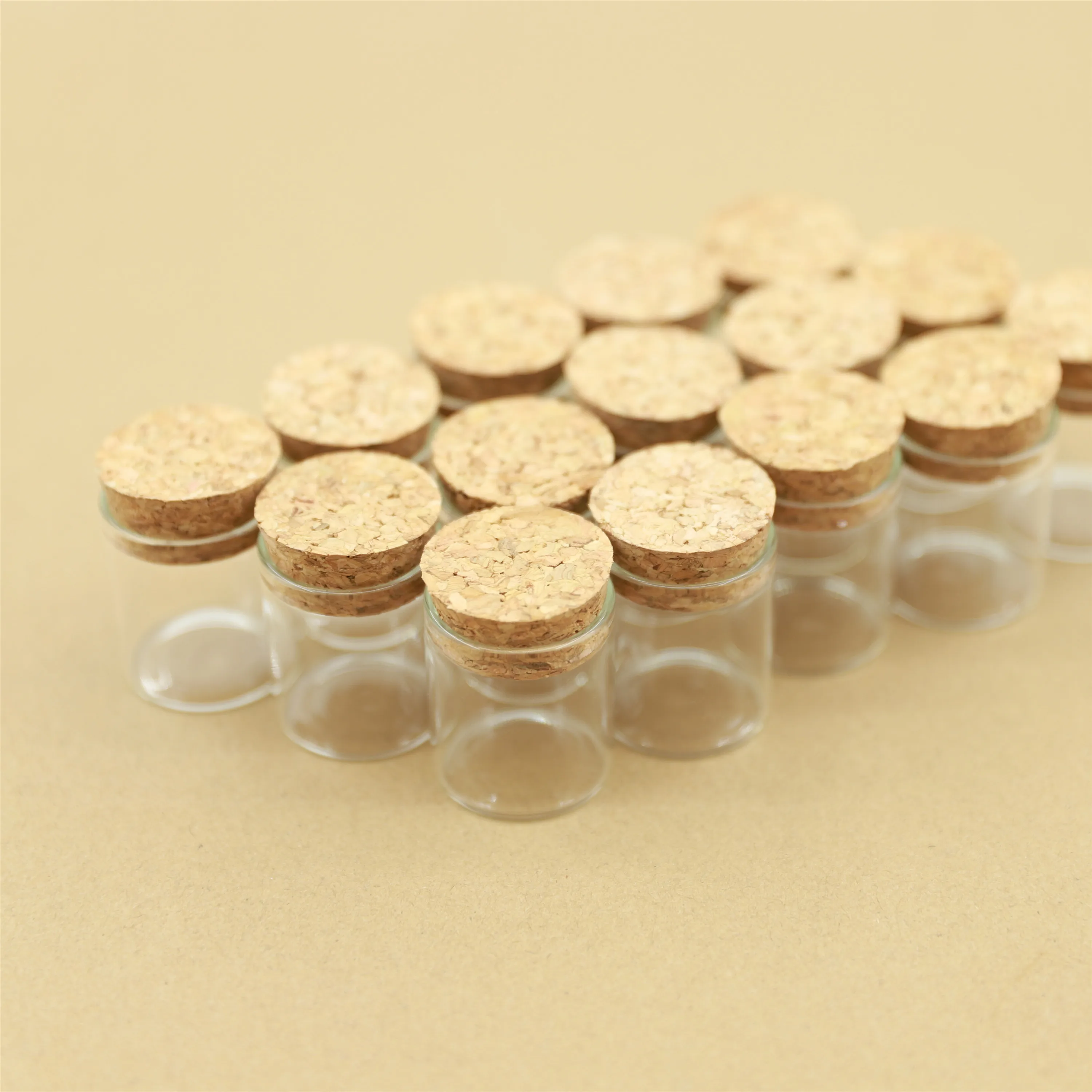 

12 pcs/lot 30*35mm 12ml Small Glass Bottles Jars Test Tube Corks Bottle Stopper Vial Container Glass Jars Diy Wedding gift